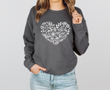 Leaf Heart Sweater (Made to Order)