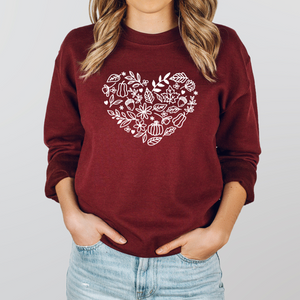 Leaf Heart Sweater (Made to Order)