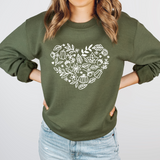 Leaf Heart Sweater (Made to Order)